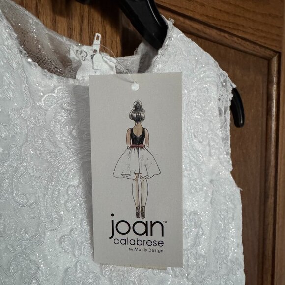 First Communion / Jr. Bridesmaid -Joan Calabrese Tulle Dress - Size 7 - … - Picture 5 of 15